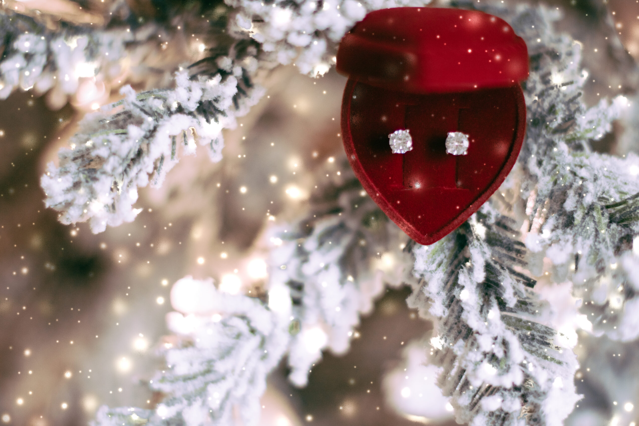 Timeless,Luxury,,Romantic,And,Happy,Celebration,Concept,-,Diamond,Earrings